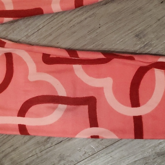LulaRoe Heart Leggings Size Large/XL - Picture 4 of 9